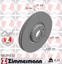 Zimmermann 150.2917.32 - Brzdový kotúč -