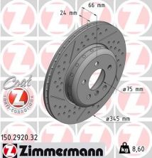 Zimmermann 150.2920.32 - Brzdový kotúč -