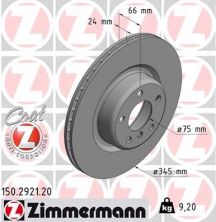 Zimmermann 150.2921.20 - Brzdový kotúč -