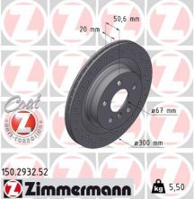 Zimmermann 150.2932.52 - Brzdový kotúč -
