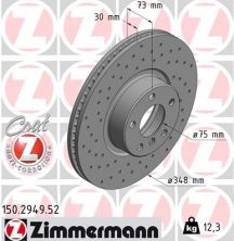 Zimmermann 150.2949.52 - Brzdový kotúč -