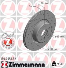 Zimmermann 150.2951.52 - Brzdový kotúč -