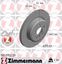 Zimmermann 150.2952.20 - Brzdový kotúč -