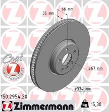 Zimmermann 150.2954.20 - Brzdový kotúč -