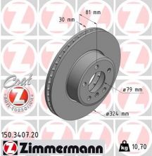 Zimmermann 150.3407.20 - Brzdový kotúč -