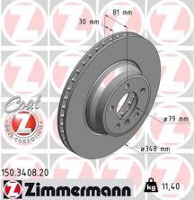 Zimmermann 150.3408.20 - Brzdový kotúč -
