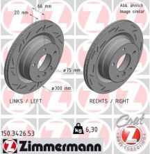 Zimmermann 150.3426.53 - Brzdový kotúč -