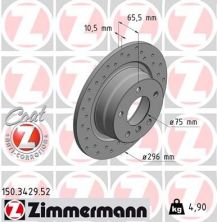 Zimmermann 150.3429.52 - Brzdový kotúč -