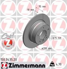 Zimmermann 150.3435.20 - Brzdový kotúč -