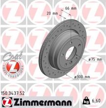 Zimmermann 150.3437.52 - Brzdový kotúč -