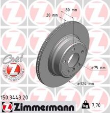 Zimmermann 150.3443.20 - Brzdový kotúč -