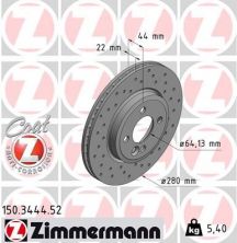 Zimmermann 150.3444.52 - Brzdový kotúč -