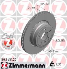 Zimmermann 150.3451.20 - Brzdový kotúč -