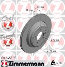 Zimmermann 150.3455.75 - Brzdový kotúč -
