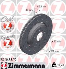Zimmermann 150.3458.70 - Brzdový kotúč -