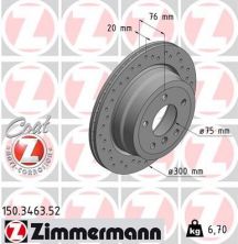 Zimmermann 150.3463.52 - Brzdový kotúč -