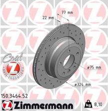 Zimmermann 150.3464.52 - Brzdový kotúč -