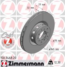 Zimmermann 150.3468.20 - Brzdový kotúč -