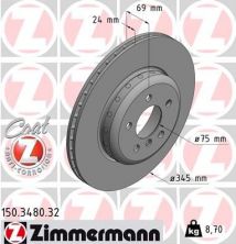 Zimmermann 150.3480.32 - Brzdový kotúč -