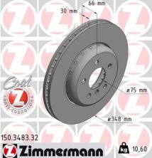 Zimmermann 150.3483.32 - Brzdový kotúč -