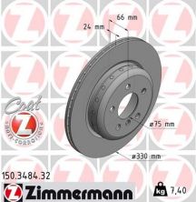 Zimmermann 150.3484.32 - Brzdový kotúč -