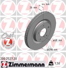 Zimmermann 200.2527.20 - Brzdový kotúč -
