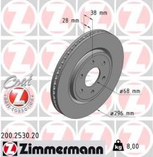 Zimmermann 200.2530.20 - Brzdový kotúč -
