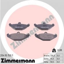 Zimmermann 20410.150.1 - Brzdové platničky -