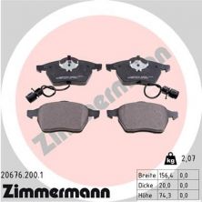 Zimmermann 20676.200.1 - Brzdové platničky -