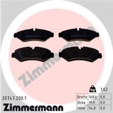 Zimmermann 20747.200.1 - Brzdové platničky -