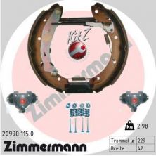 Zimmermann 20990.115.0 - Brzdové čeľuste -