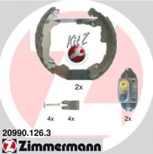 Zimmermann 20990.126.3 - Brzdové čeľuste -