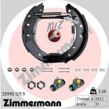 Zimmermann 20990.129.9 - Brzdové čeľuste -