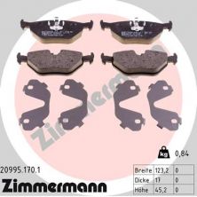 Zimmermann 20995.170.1 - Brzdové platničky -