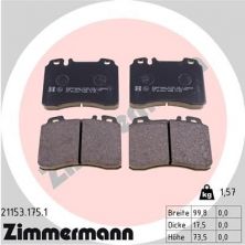 Zimmermann 21153.175.1 - Brzdové platničky -