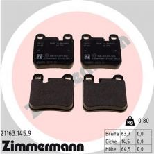 Zimmermann 21163.145.9 - Brzdové platničky -
