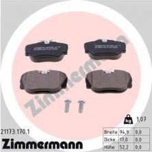 Zimmermann 21173.170.1 - Brzdové platničky -