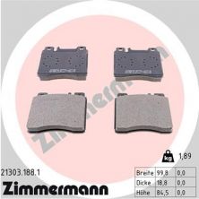 Zimmermann 21303.188.1 - Brzdové platničky -