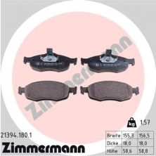Zimmermann 21394.180.1 - Brzdové platničky -
