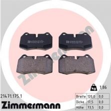 Zimmermann 21471.175.1 - Brzdové platničky -