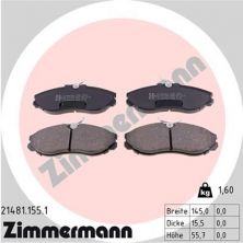 Zimmermann 21481.155.1 - Brzdové platničky -