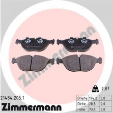 Zimmermann 21484.205.1 - Brzdové platničky -