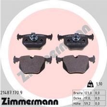 Zimmermann 21487.170.9 - Brzdové platničky -