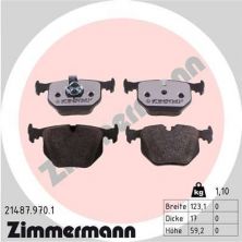 Zimmermann 21487.970.1 - Brzdové platničky -