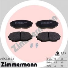 Zimmermann 21552.145.1 - Brzdové platničky -