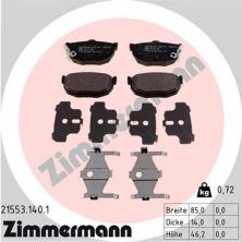 Zimmermann 21553.140.1 - Brzdové platničky -