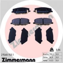 Zimmermann 21568.150.1 - Brzdové platničky -