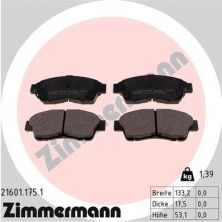 Zimmermann 21601.175.1 - Brzdové platničky -
