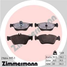 Zimmermann 21664.995.1 - Brzdové platničky -