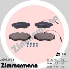 Zimmermann 21797.195.1 - Brzdové platničky -